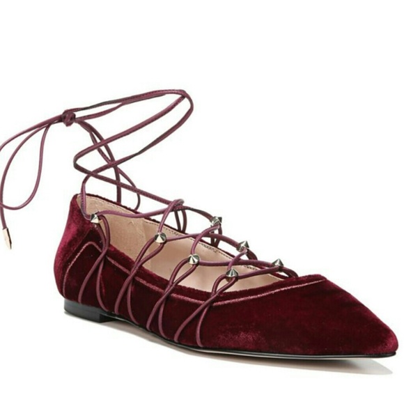 Sam Edelman Velvet Ballet Flats - Picture 2 of 5